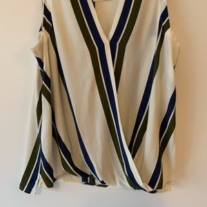 Topshop Striped Blouse